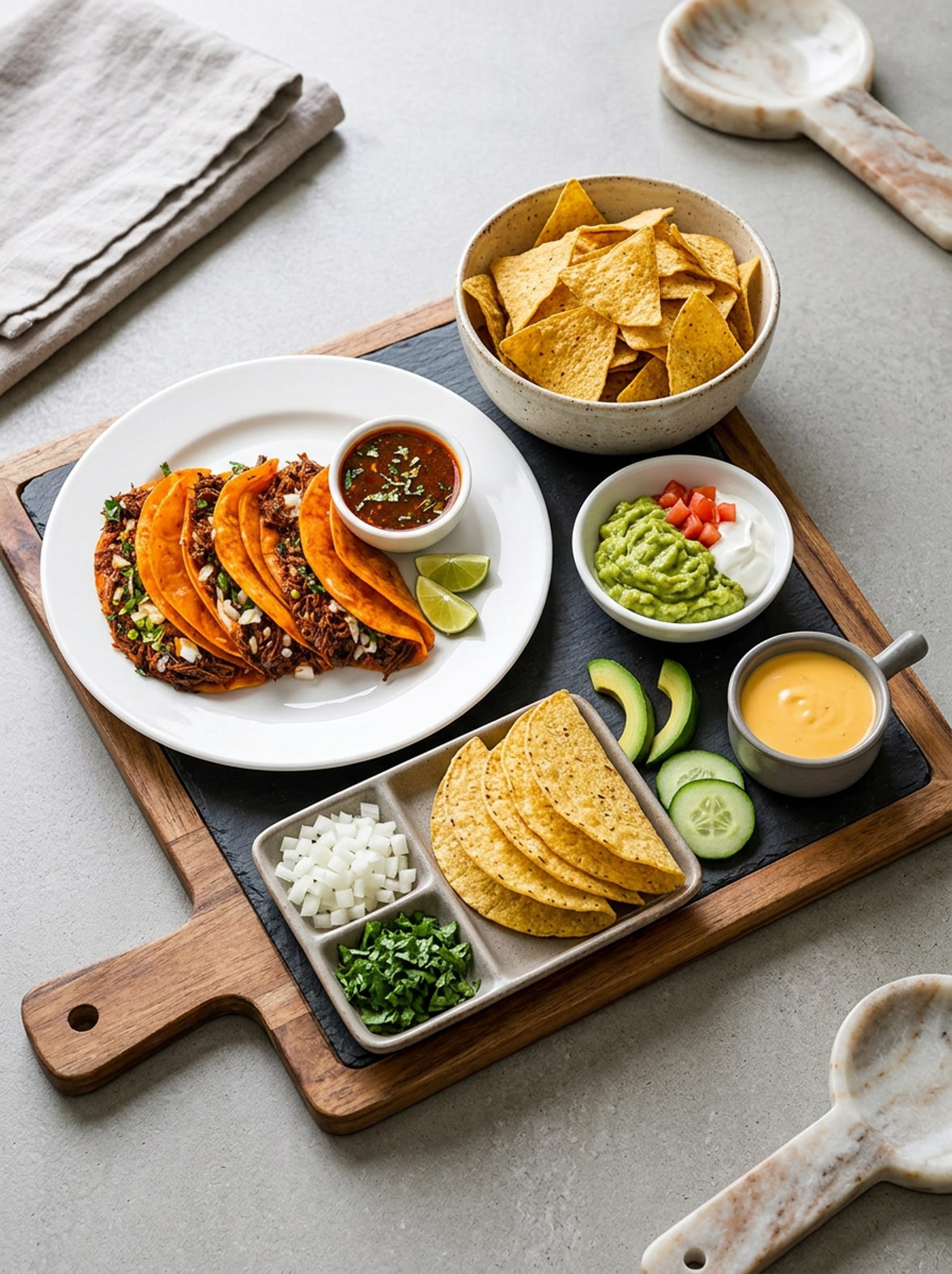 The whole menu tells the story