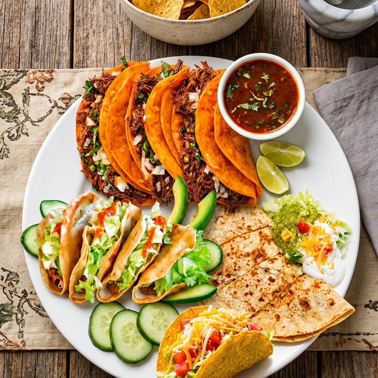 Taco trays for the whole crew