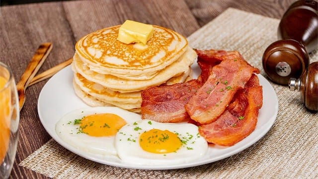 Buttermilk Pancakes Combo.