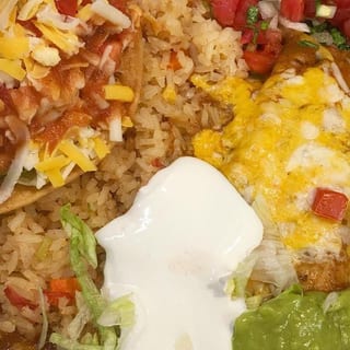 #18 Taco & Cheese Enchilada